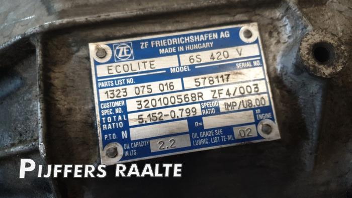 Getriebe van een Renault Master III (MA/MB/MC/MD/MH/MF/MG/MH) 2.3 dCi 150 16V 2014