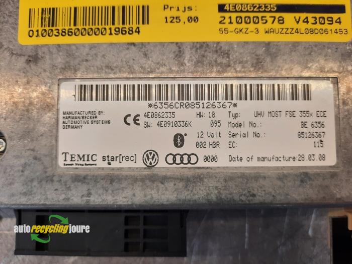 Regeleinheit Multi Media van een Audi Q7 (4LB) 3.0 TDI V6 24V 2008