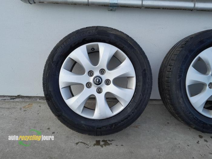 Set of wheels + tyres from a Opel Astra J (PC6/PD6/PE6/PF6) 1.4 16V ecoFLEX