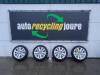 Set of wheels + tyres from a BMW 3 serie Touring (E46/3), 1999 / 2006 318i 16V, Combi/o, Petrol, 1.995cc, 105kW (143pk), RWD, N42B20A, 2001-09 / 2005-07, AX51; AX52 2003
