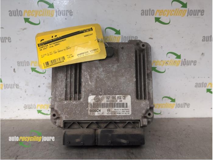 Used Engine management computer Volkswagen Golf V (1K1) 2.0 FSI 16V Price € 175,00 Margin scheme offered by Autorecycling Joure B.V.