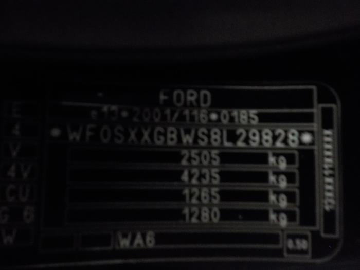 Motor van een Ford S-Max 2008