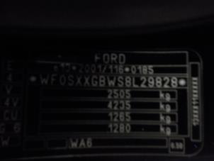Motor van een Ford S-Max 2008