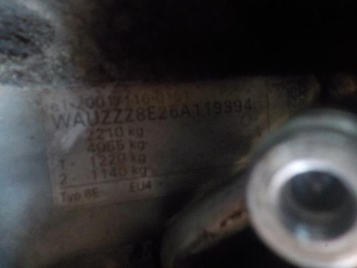 Getriebe van een Audi A4 2005