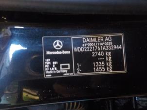 Regnsensor från en Mercedes S-Klasse 2017