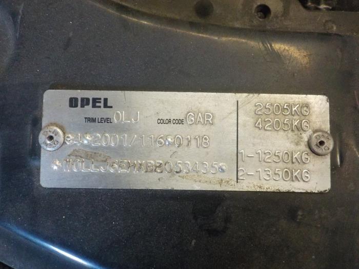 Dynamo d'un Opel Antara 2011