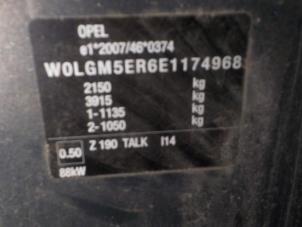 Getriebe van een Opel Insignia 2014