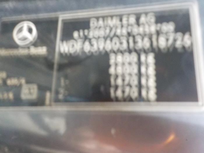 Dynamo van een Mercedes Vito 2010