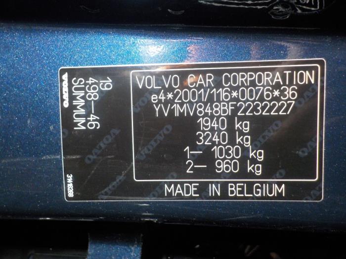 Headlight, left Volvo V40 - 31420003