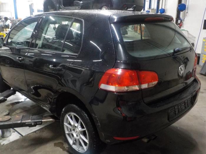 Motor van een Volkswagen Golf 2009