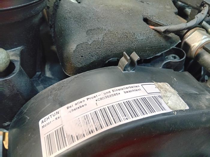 Motor van een Volkswagen Golf 2009