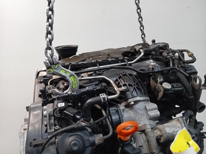 Motor van een Volkswagen Golf 2009