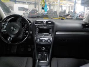 Motor van een Volkswagen Golf 2009