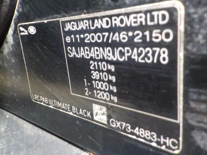 Engine management computer from a Jaguar XE 2018