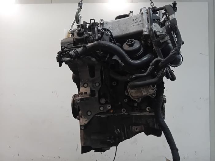Motor van een Audi A4 2018