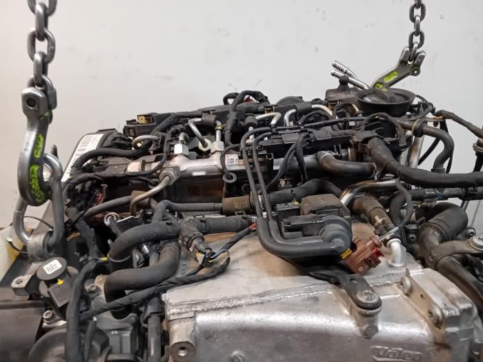 Motor van een Audi A4 2018