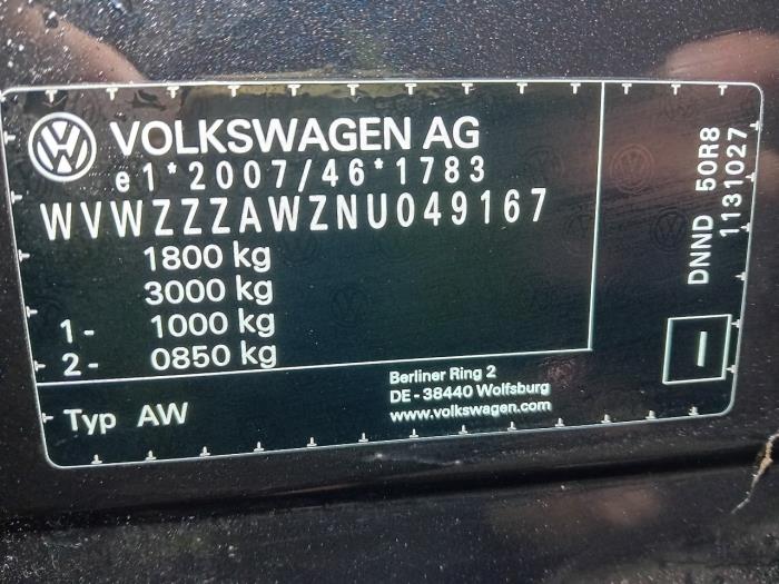 Motor van een Volkswagen Polo 2022