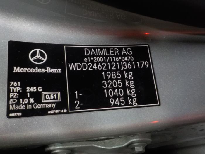 Getriebe van een Mercedes Citan 2015