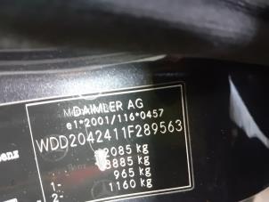 Motor van een Mercedes C-Klasse 2008