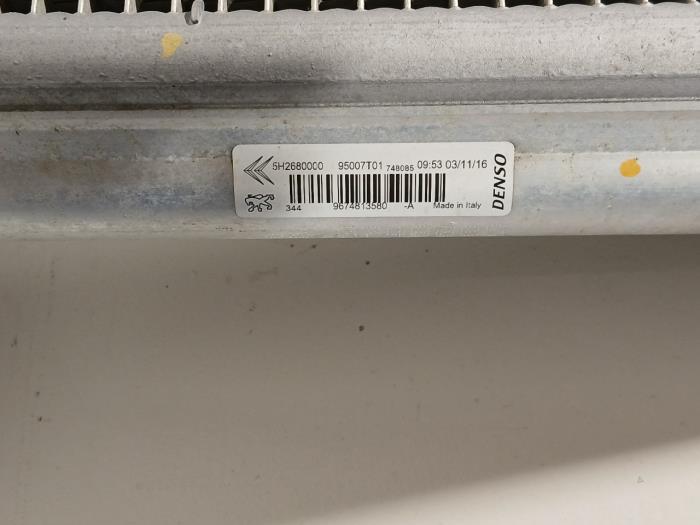 Klima Kondensor van een Citroen C3 2017