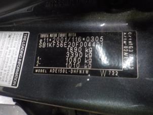 Getriebe van een Toyota Auris 2007