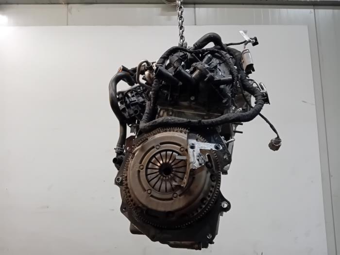 Motor van een Skoda Fabia 2020