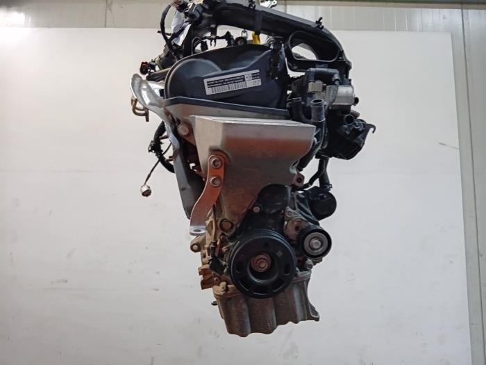 Motor van een Skoda Fabia 2020