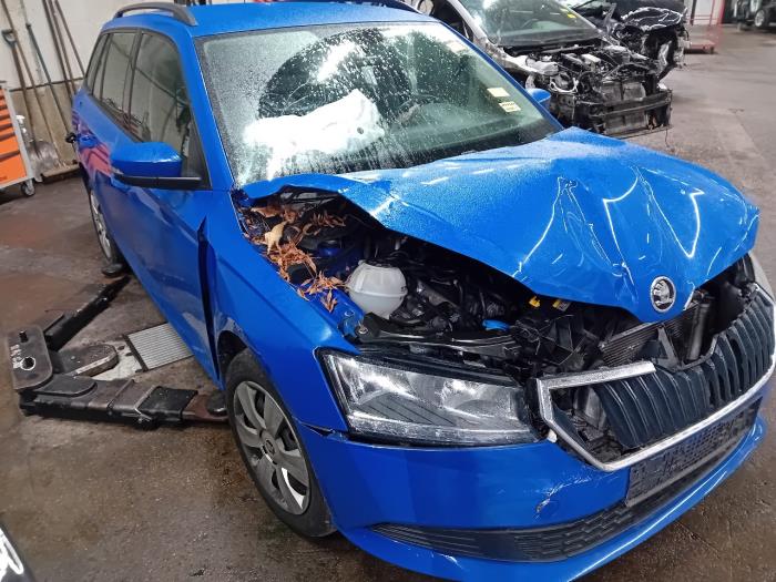 Motor van een Skoda Fabia 2020