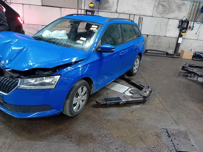 Motor van een Skoda Fabia 2020