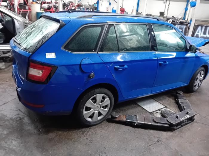 Motor van een Skoda Fabia 2020