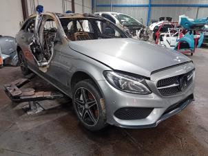 Motor van een Mercedes C-Klasse 2016