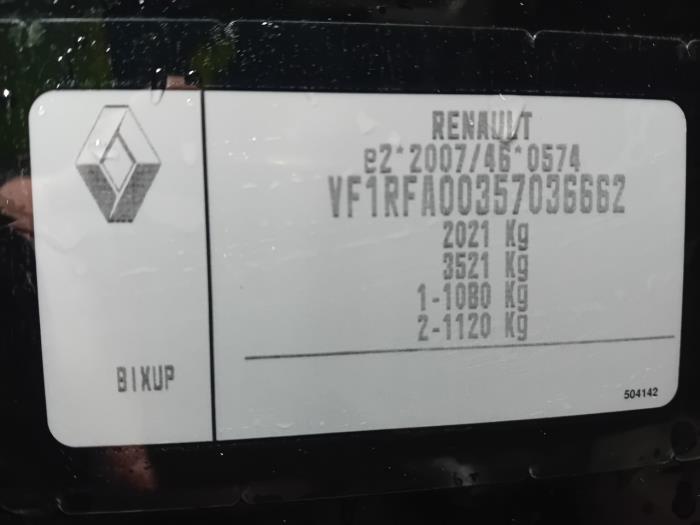 Motor van een Renault Scenic 2017