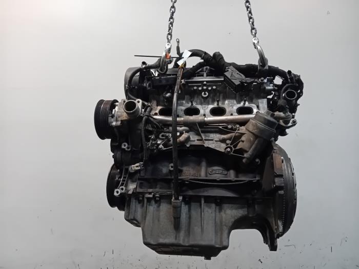 Motor van een Opel Astra 2010