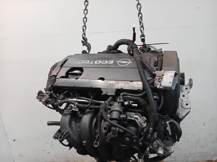 Motor van een Opel Astra 2010