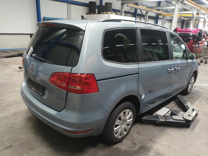 Motor van een Volkswagen Sharan 2011