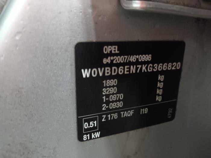 Engine management computer from a Opel Astra 2019