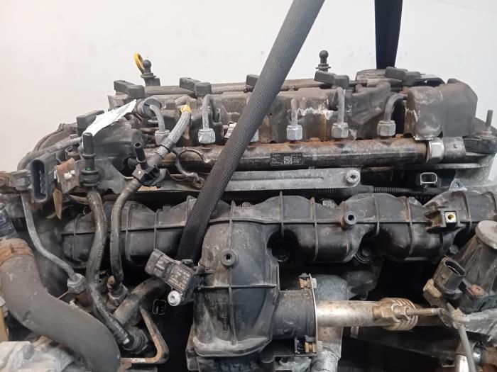 Motor van een Ford Transit 2015