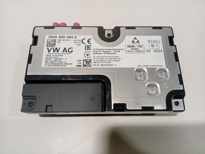 Begagnade Bluetooth-modul Volkswagen Golf Pris € 75,00 Marginaltabell erbjuds av Van der Ven Autorecycling B.V.