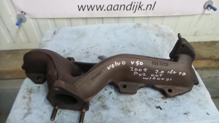 Exhaust manifold from a Volvo V50 (MW) 2.0 D 16V 2005