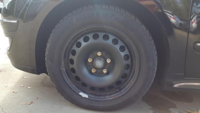 Set of wheels from a Mercedes-Benz B (W245,242) 2.0 B-200 CDI 16V 2008