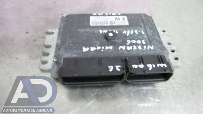 Used Engine management computer Nissan Micra (K12) 1.2 16V Price € 64,99 Margin scheme offered by Autodemontage Aandijk