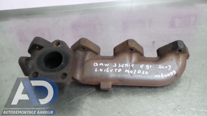 Gebrauchte Abgaskrümmer BMW 3 serie Touring (E91) 318d 16V Preis € 39,99 Margenregelung angeboten von Autodemontage Aandijk