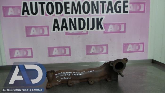 Gebrauchte Abgaskrümmer Toyota Corolla Verso (R10/11) 2.2 D-4D 16V Preis auf Anfrage angeboten von Autodemontage Aandijk