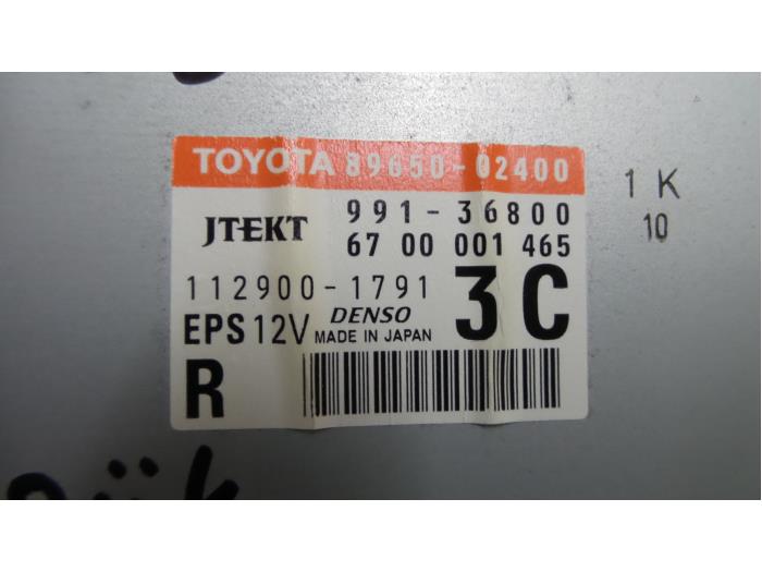 Ordinateur direction assistée d'un Toyota Auris (E15) 1.6 Dual VVT-i 16V 2009
