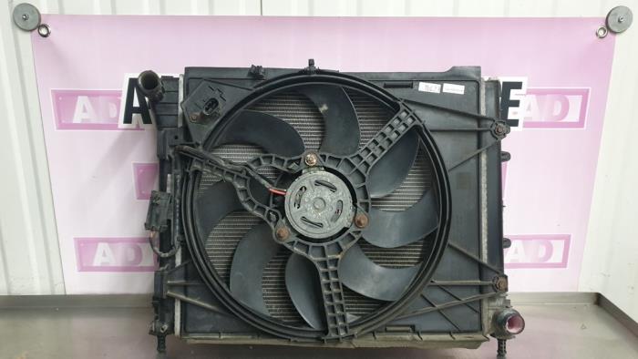 Cooling fan housing from a Ford Ka II 1.3 TDCi 16V 2011