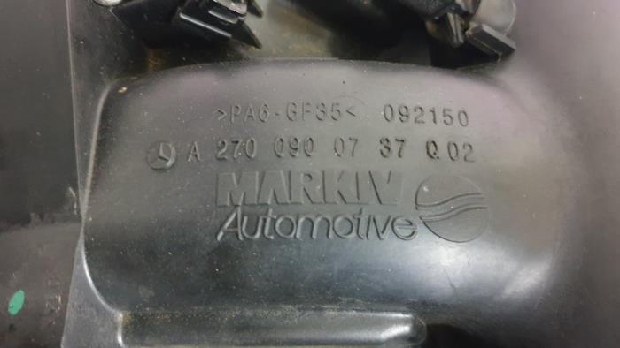 Intake manifold from a Mercedes-Benz B (W246,242) 1.6 B-180 BlueEFFICIENCY Turbo 16V 2014