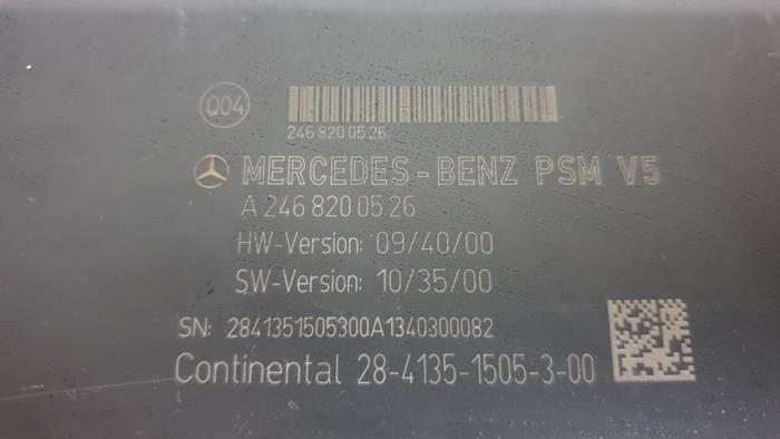 Seat computer from a Mercedes-Benz B (W246,242) 1.6 B-180 BlueEFFICIENCY Turbo 16V 2014