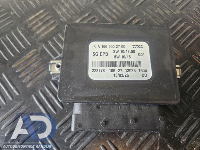 Używane Modul hamulca postojowego Mercedes B (W246/W242) 1.6 B-180 BlueEFFICIENCY Turbo 16V Cena € 29,99 Procedura marży oferowane przez Autodemontage Aandijk