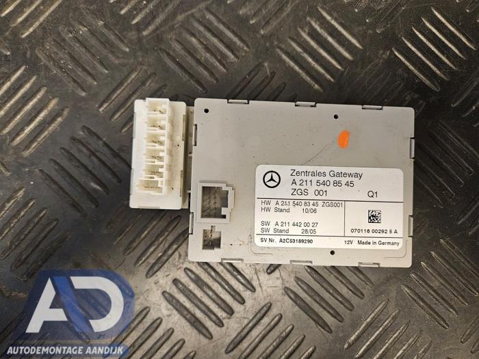 Używane Modul gateway Mercedes E Combi (S211) 3.0 E-280 CDI V6 24V Cena € 29,99 Procedura marży oferowane przez Autodemontage Aandijk