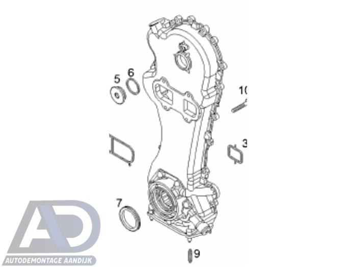 Usagé Couvercle de distribution Opel Corsa D 1.3 CDTi 16V ecoFLEX Prix € 39,99 Règlement à la marge proposé par Autodemontage Aandijk